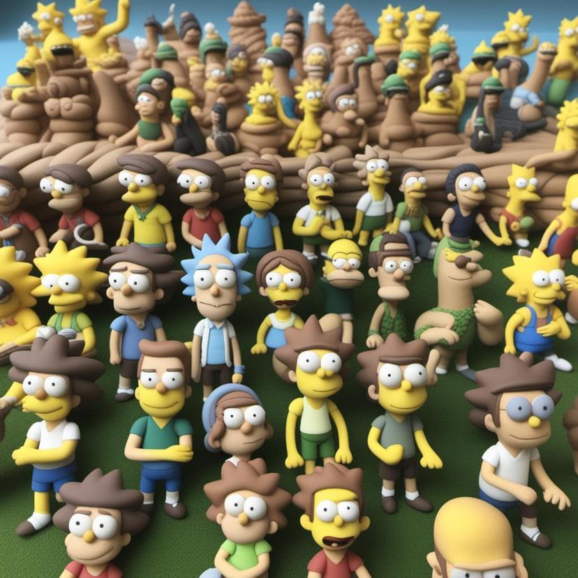 Rick and Morty and The Simpsons

In Hawaii 