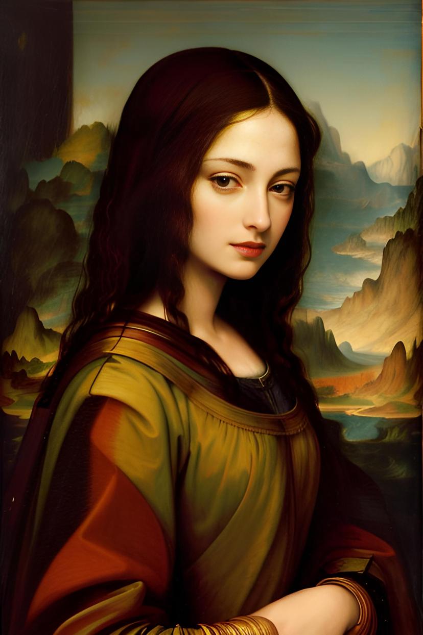 Anne Hathaway’s Mona Lisa